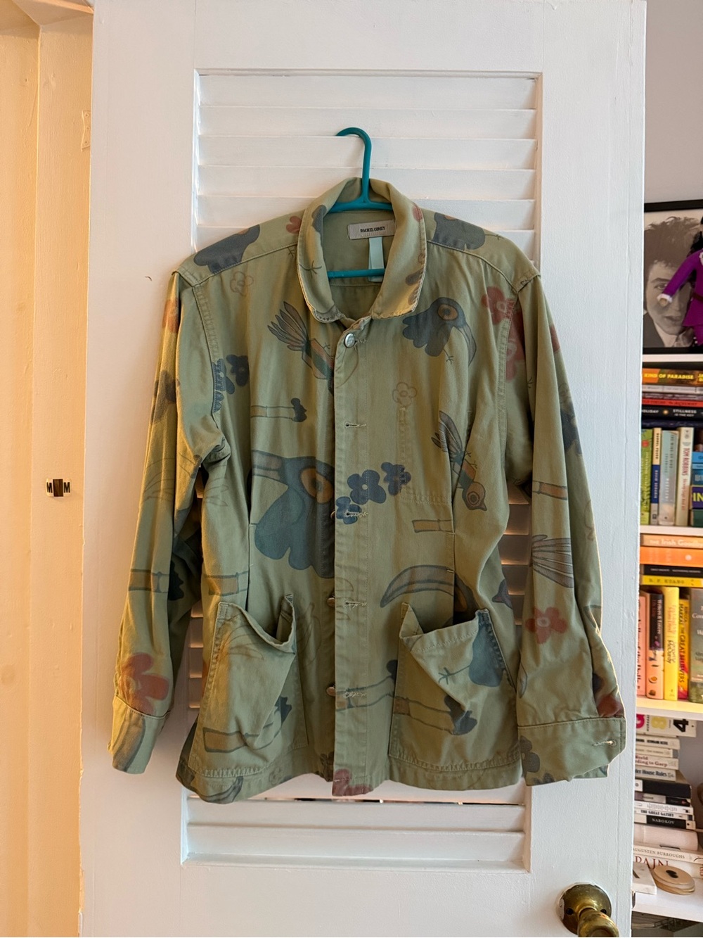 Women’s Rachel Comey Olive Green Printed Utility Jacket